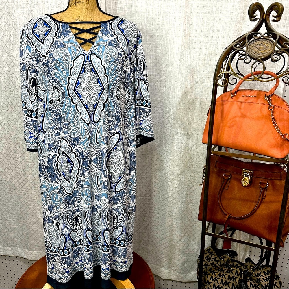 🔥Lane Bryant Raised Texture Dress Sz18/20